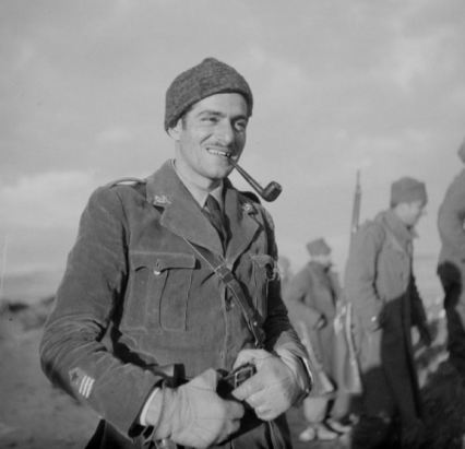 Milton Wolff en algun lugar del frente en diciembre de 1937