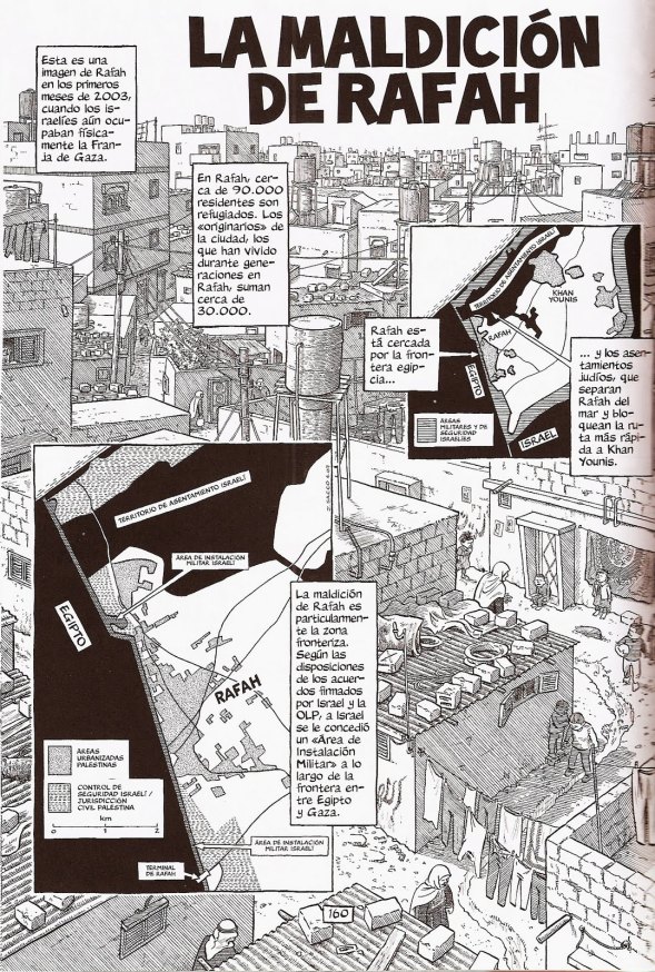 Notas al pie de Gaza Joe Sacco Rafah