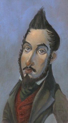 Retrato de Larra de Max Hierro