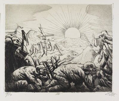 Otto Dix Essenholer-bei-Pilkem