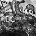 Soldados con máscaras de gas Otto&nbsp;Dix