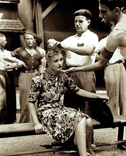 Mujer castigada con el rapado de su cabeza