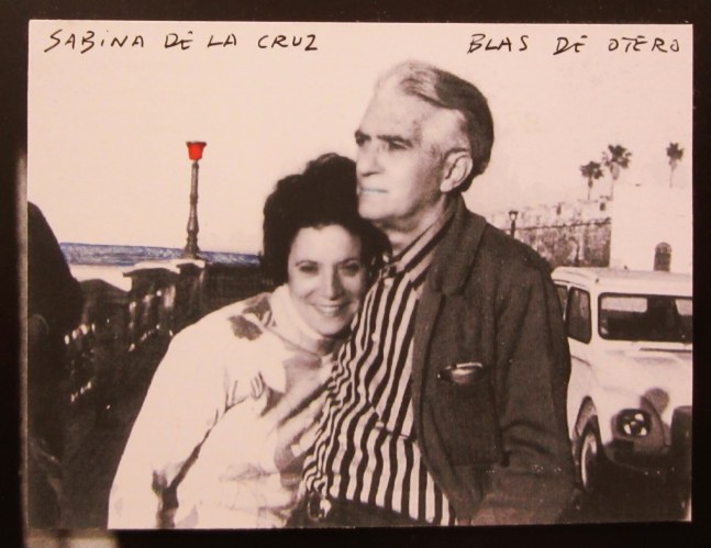 Blas de Otero con Sabina de la Cruz