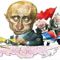 Caricatura de Putin