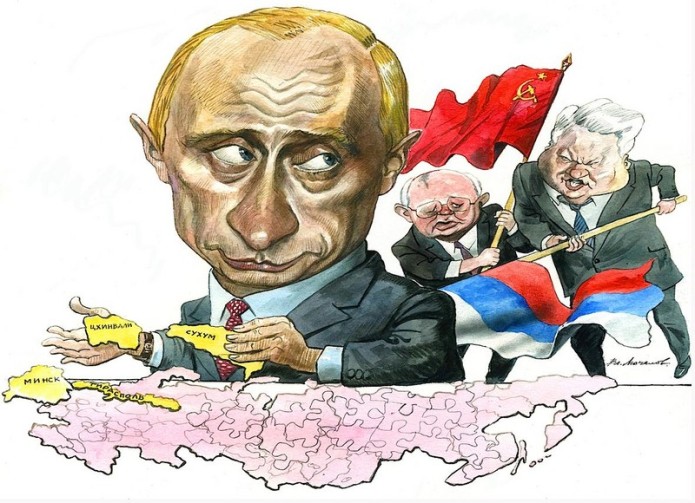 Caricatura de Putin