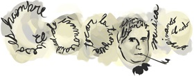 Doodle 121 aniversario Ramón Gómez de la Serna