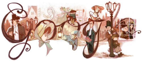 Doodle 200 aniversario Charles Dickens