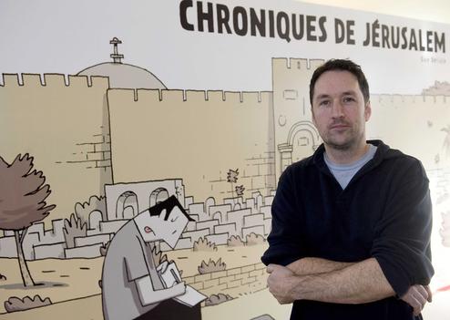 Guy Delisle en persona y caricatura