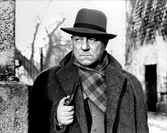 Jean Gabin como el comisario Maigret