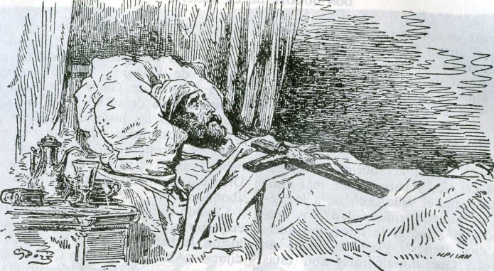 muerte de don Quijote de Doré