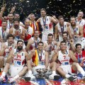 Celebracion victoria España Lituania final&nbsp;Eurobasket