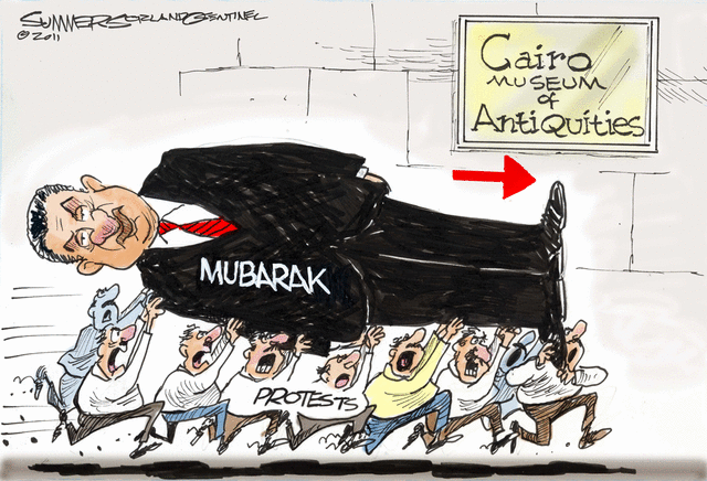 Mubarak caricatura