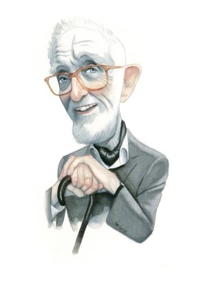 José Luis Sampedro retratado por Fernando Vicente