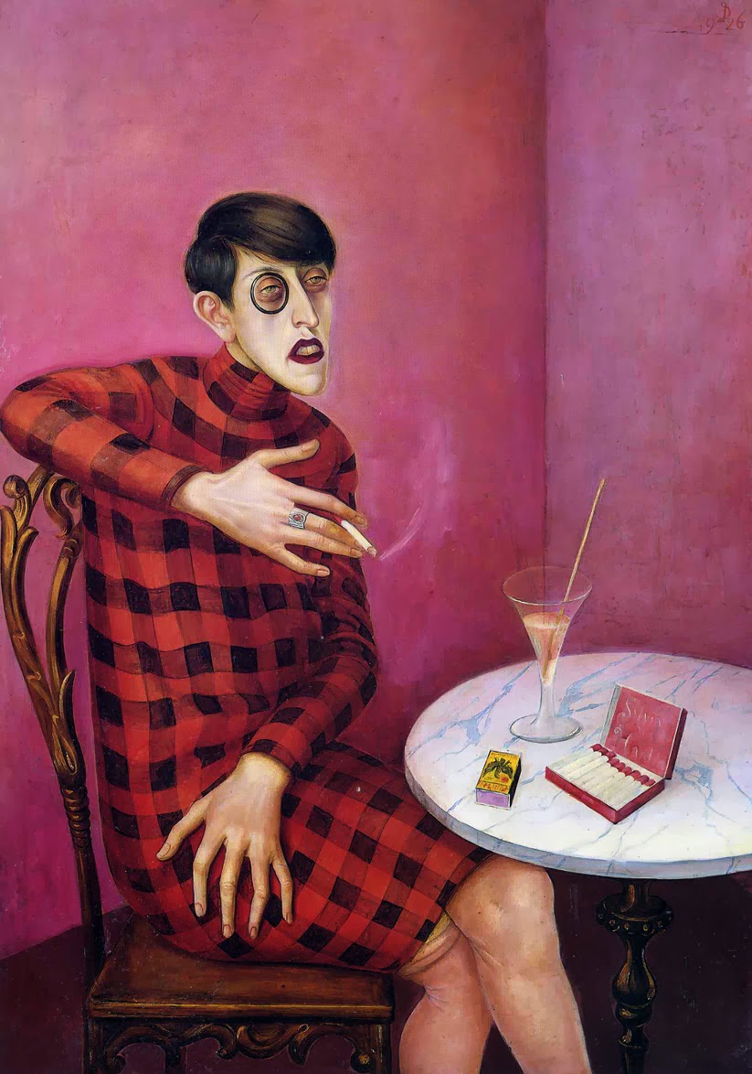 Sylvia von Harden retratada por Otto Dix