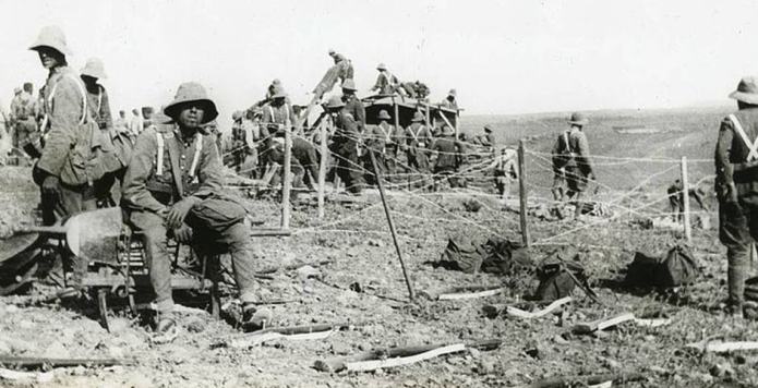 Soldados españoles en la Guerra de Marruecos